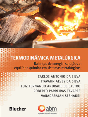 cover image of Termodinâmica metalúrgica